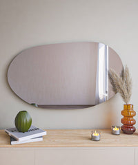 Miroir décoratif Jawo 52x89cm Bois Noir