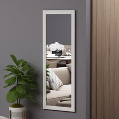 Miroir murale Gertel 40x105cm Bois Blanc