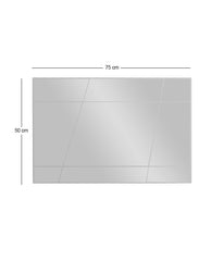 Miroir décoratif Kamela 50x75cm Bois Blanc