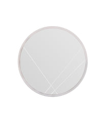 Miroir décoratif ronde Gein D60cm Bois Blanc