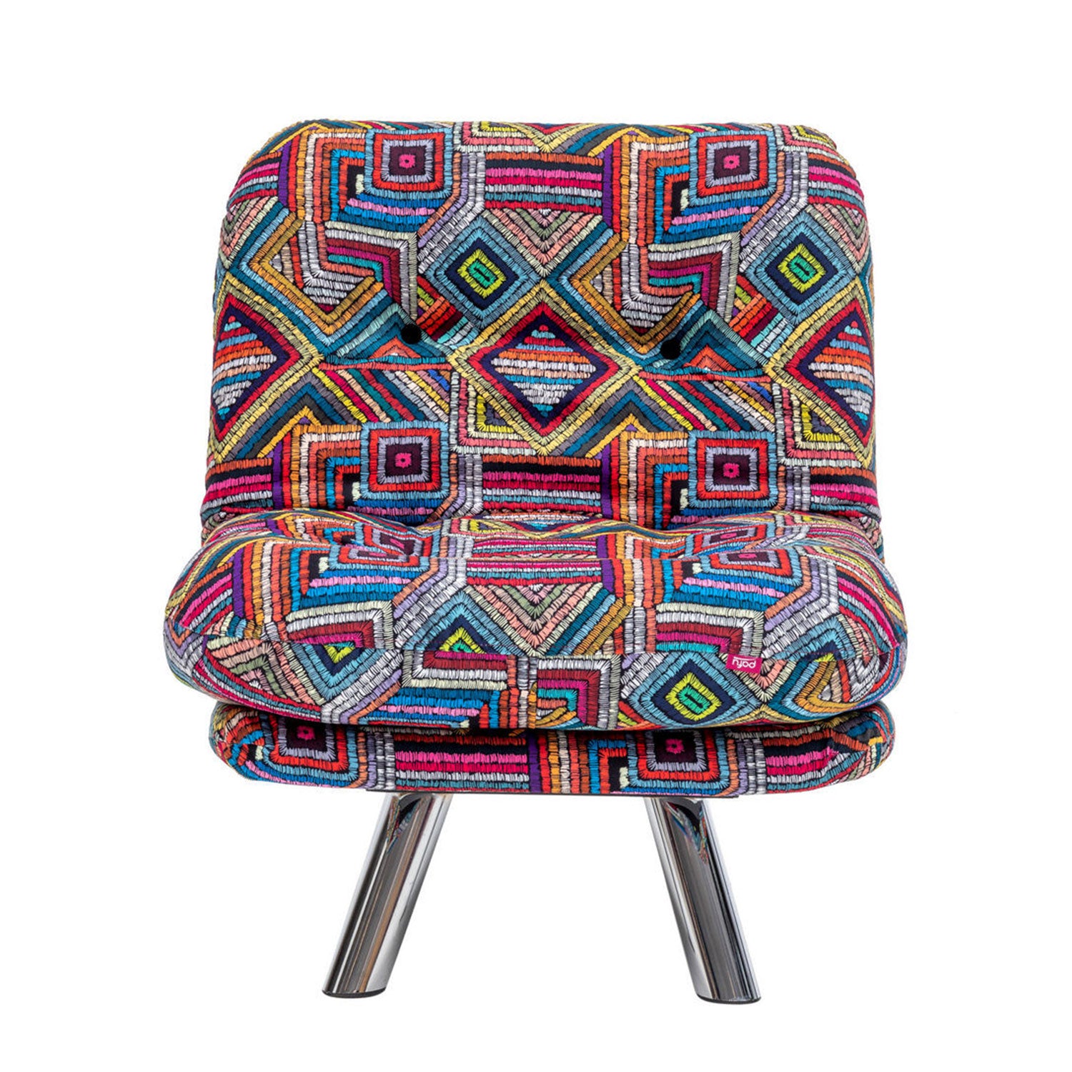 Fauteuil convertible Halora Tissu Motif Ethnique Multicolore