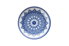 Service de table style marocain Gebson 24 pièces 100% Porcelaine Bleu et Blanc