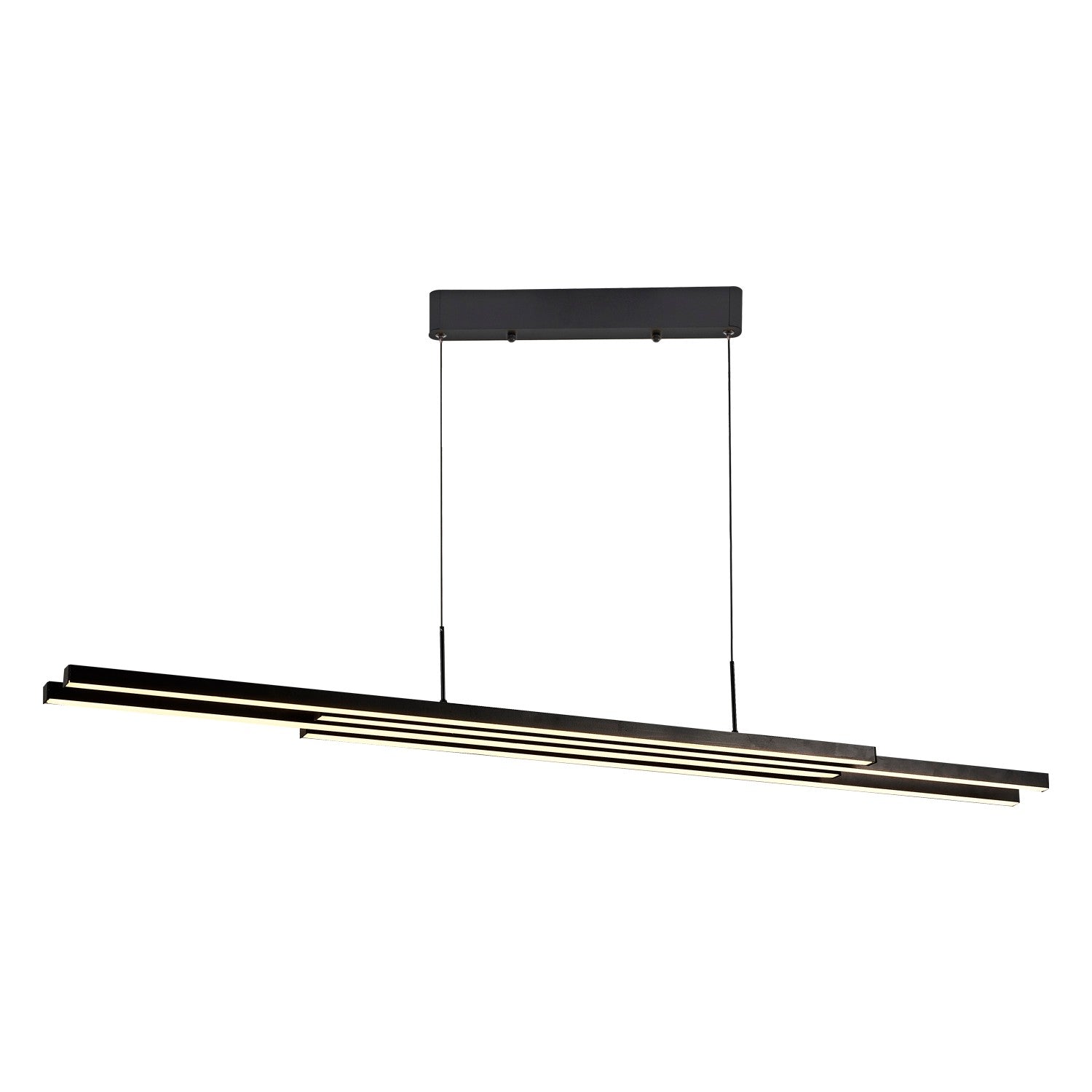 Suspension design Logter L130cm Métal Noir