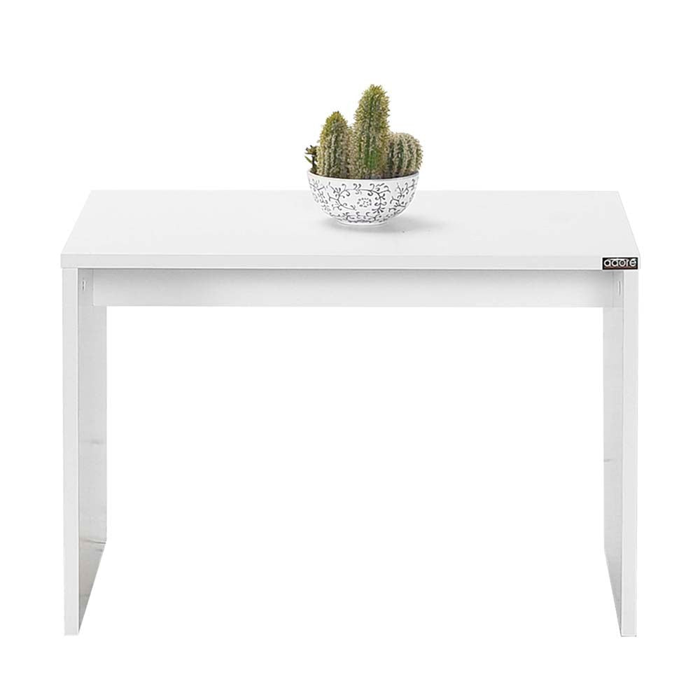 Table basse minimaliste Kirti L60cm Blanc