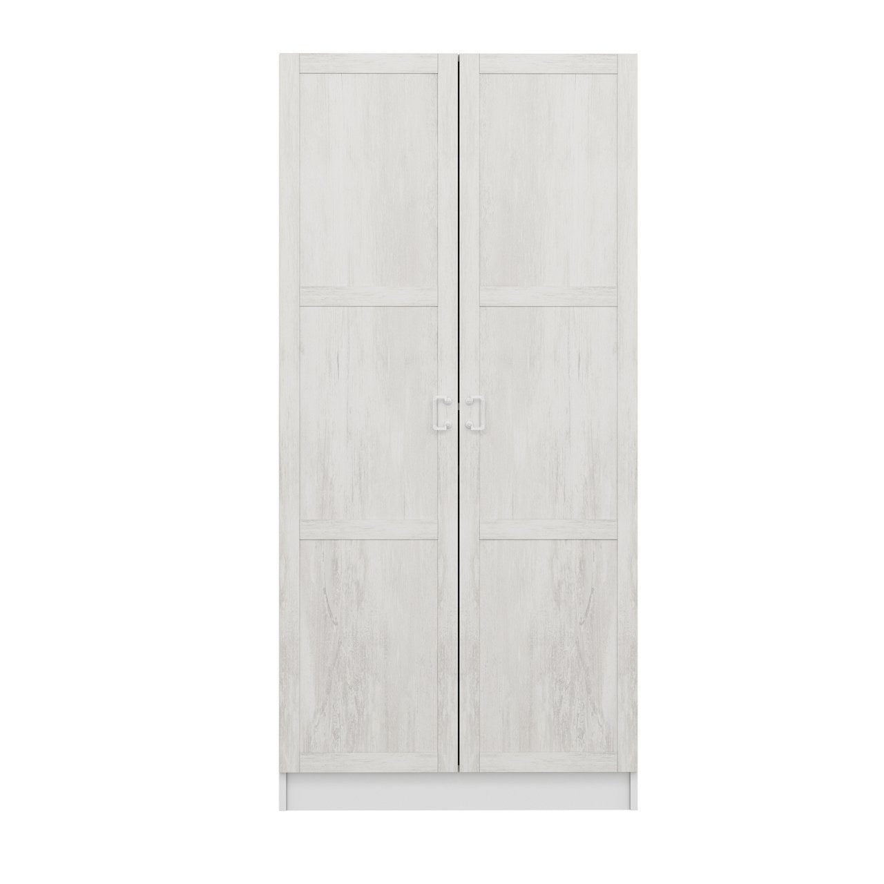 Armoire 2 portes Parai L90xH190cm Blanc