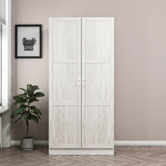 Armoire 2 portes Parai L90xH210cm Blanc