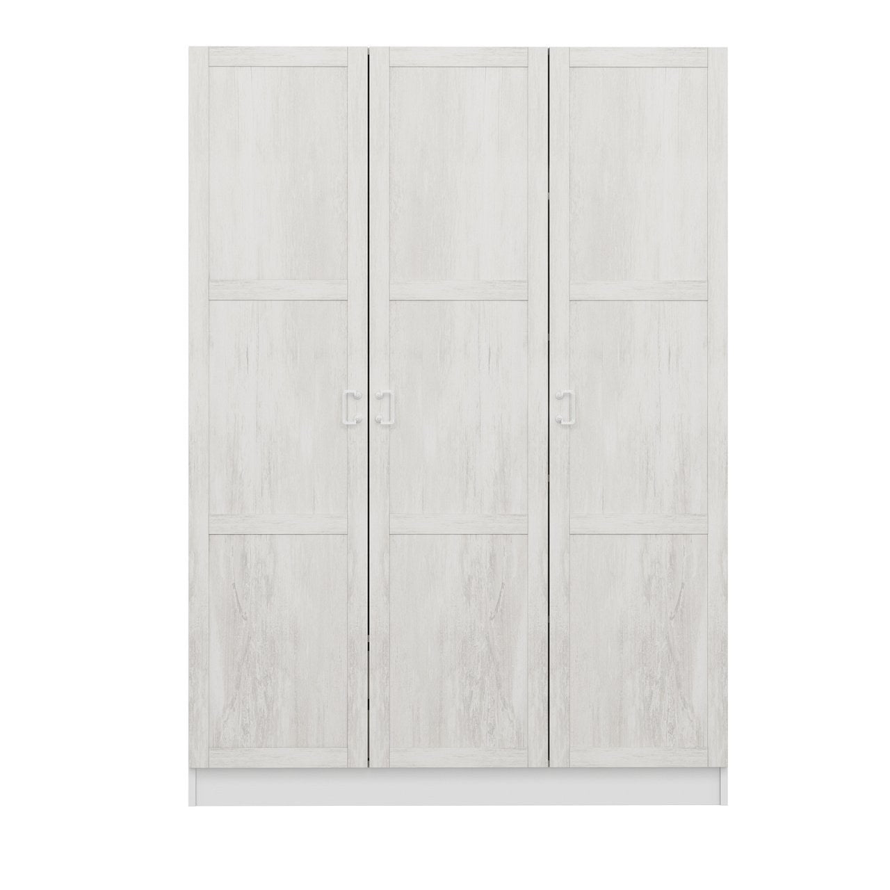 Armoire 3 portes Parai L135xH190cm Blanc