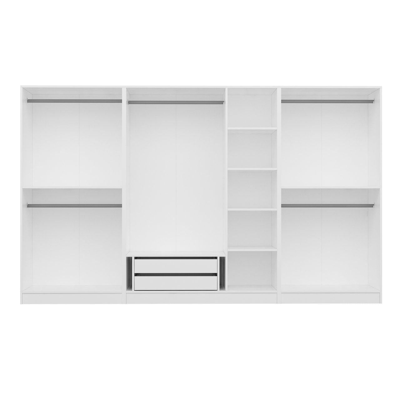 Armoire 7 portes modèle 2 Parai L315xH190cm Blanc