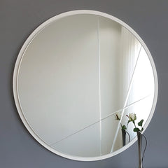 Miroir décoratif Lagas D60cm Bois Blanc