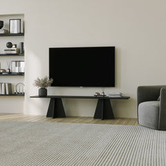 Meuble TV moderne Ralio L180cm Noir