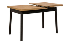 Table à manger extensible Avre Bois clair et Noir