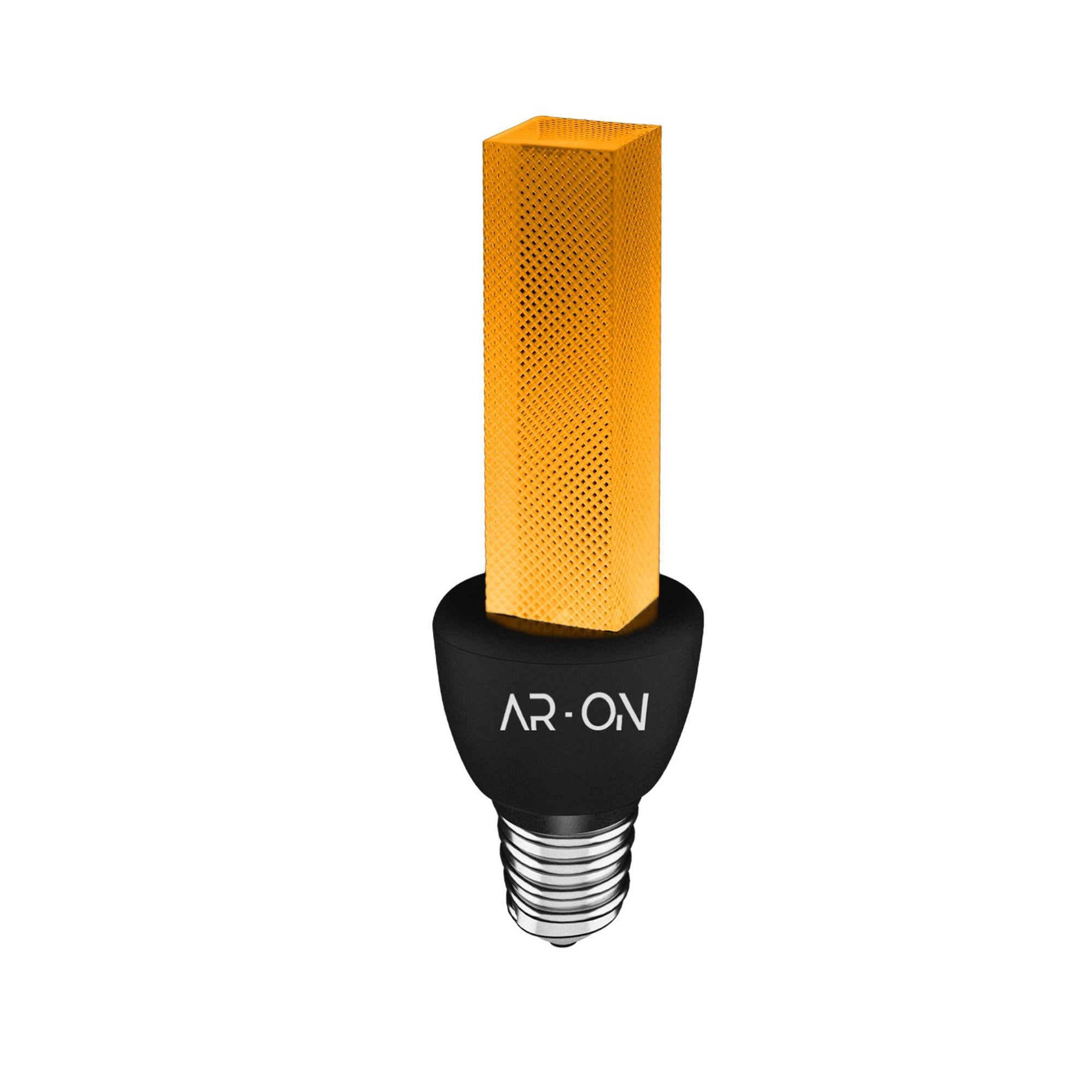 Ampoule LED lumière ambrée Carlo E14 Noir