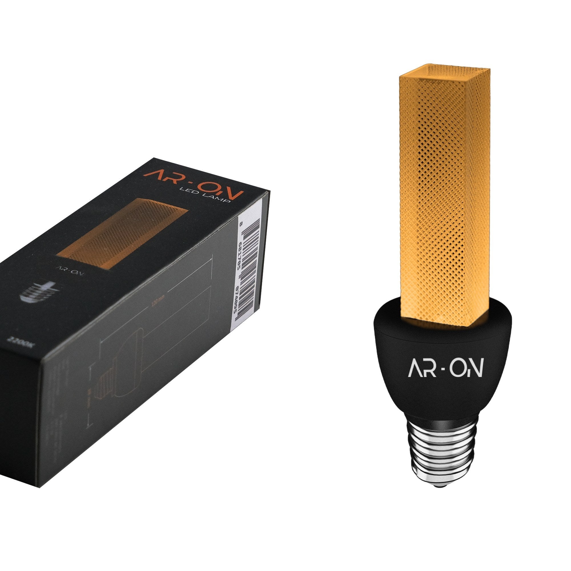 Ampoule LED lumière Blanc chaud Claro E14 Noir