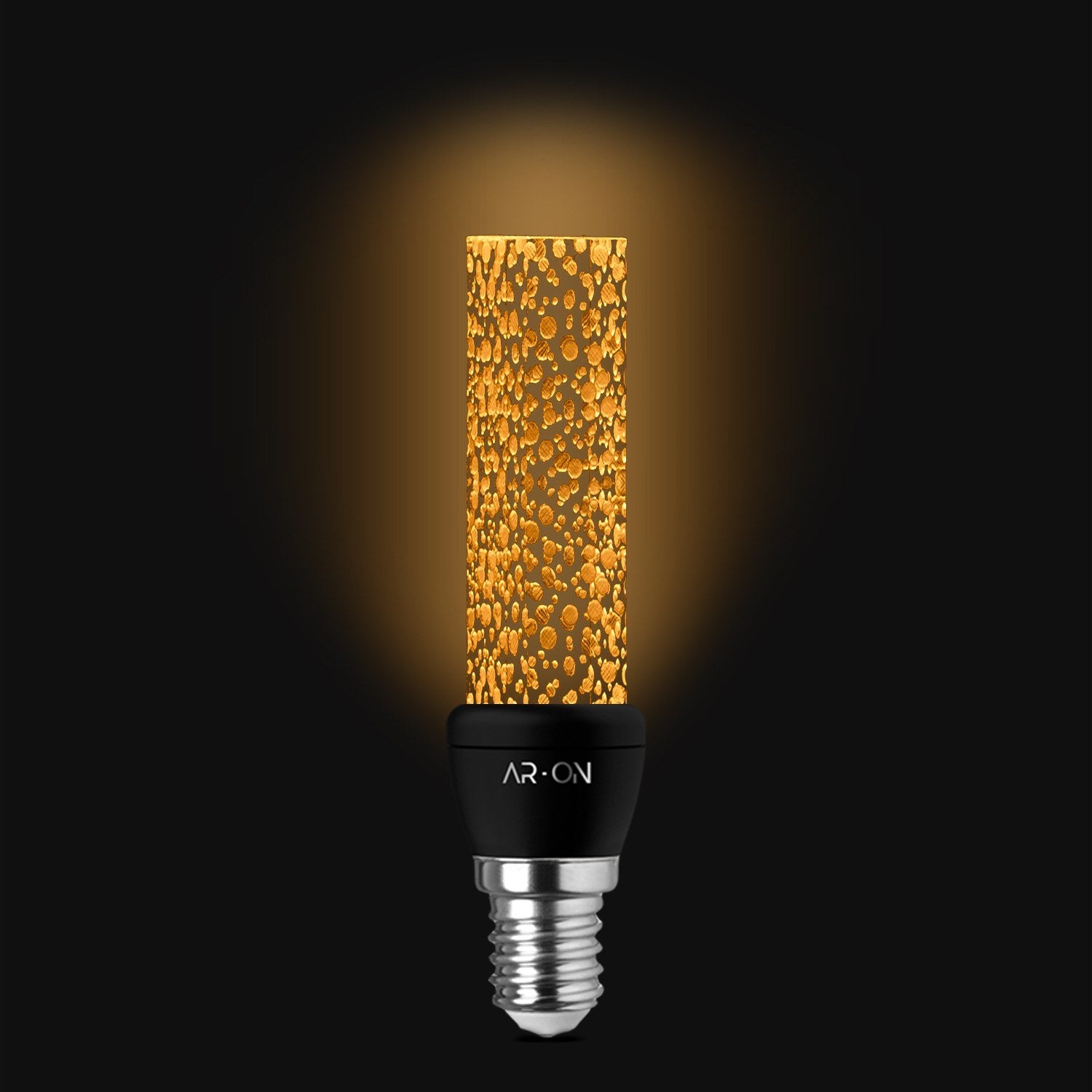 Ampoule LED lumière ambrée Clevre E14 Noir