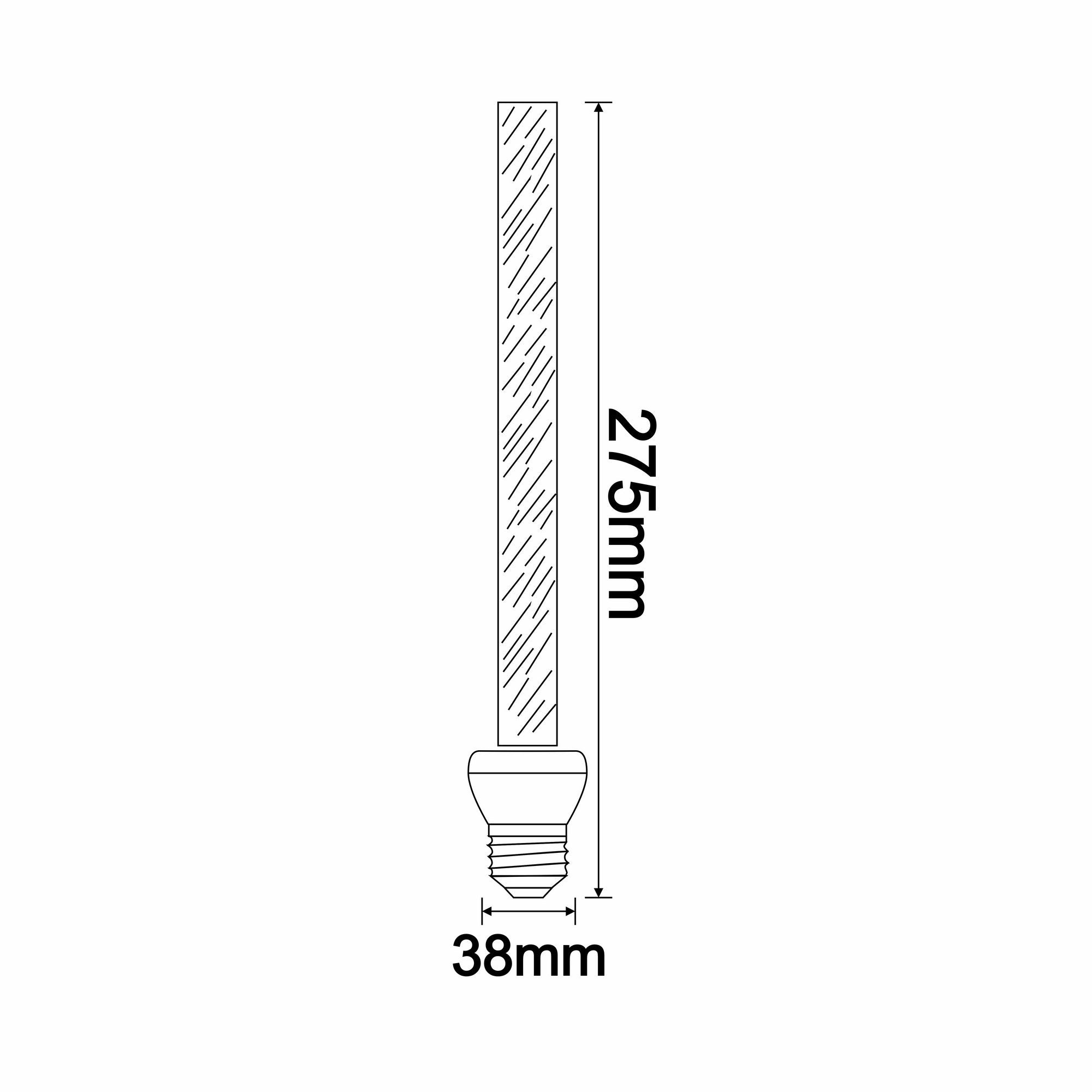 Ampoule LED lumière ambrée Stir E27 Noir