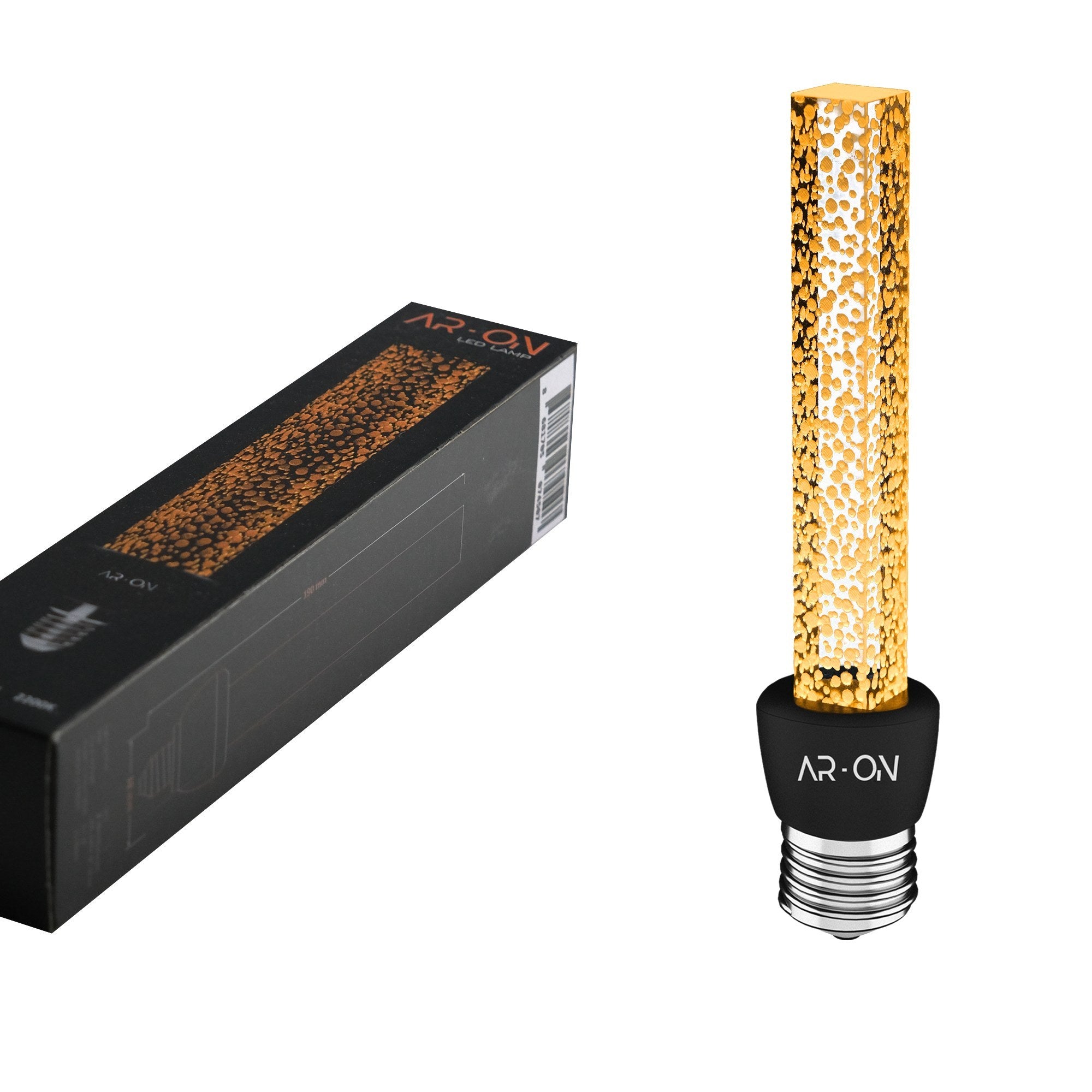 Ampoule LED lumière ambrée Sora E27 Noir