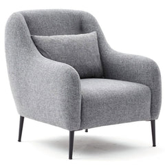 Fauteuil Juanita Tissu Gris clair