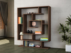 Étagère bibliothèque Dontan L125cm Bois foncé