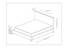 Lit double à sommier relevable Jeson Velours Anthracite avec matelas antibactérien 160x200cm à ressorts ensachés