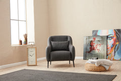 Fauteuil Juanita Tissu Anthracite