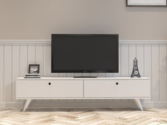 Meuble Tv Dozia L160cm Blanc