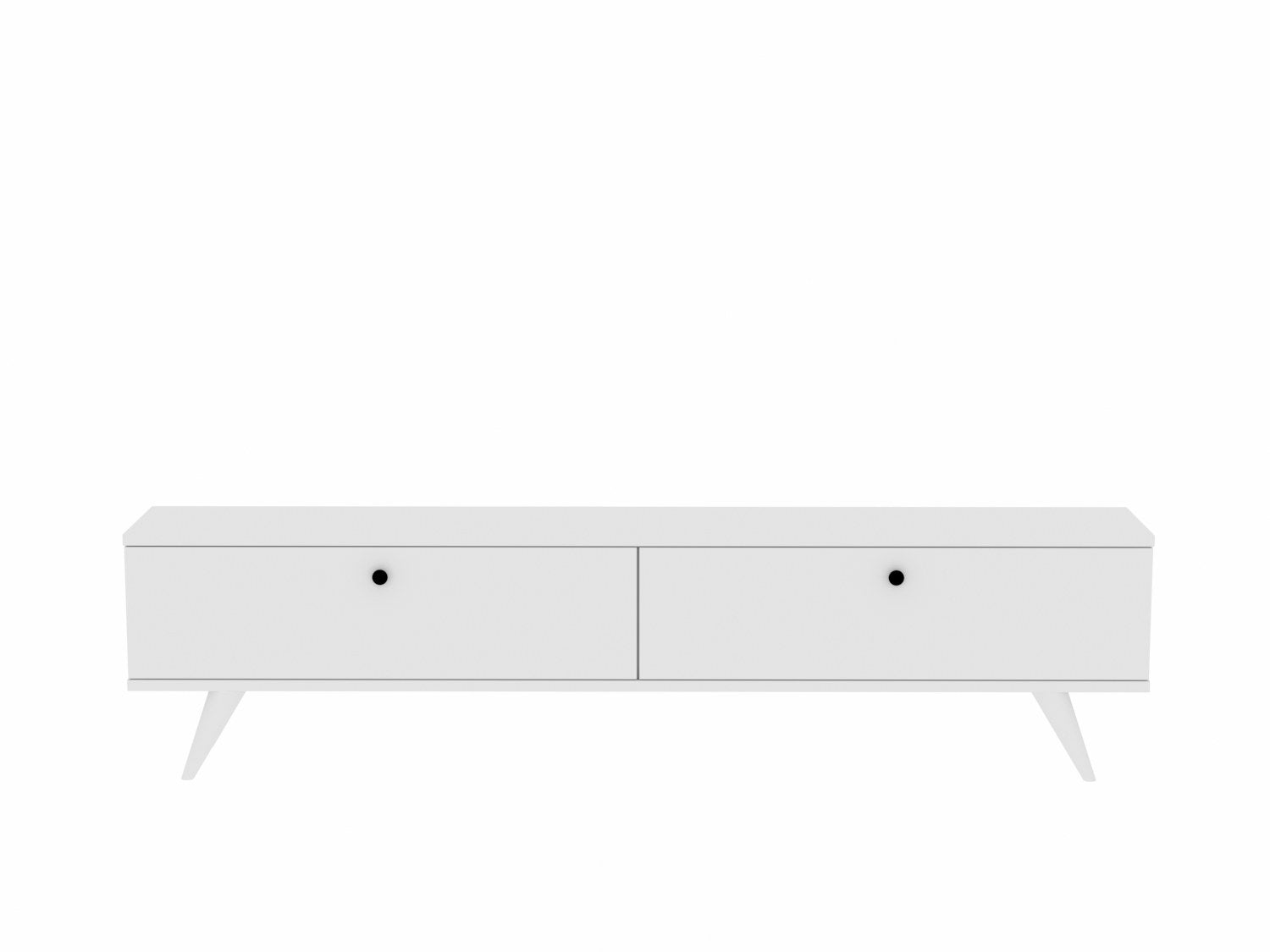 Meuble Tv Dozia L160cm Blanc