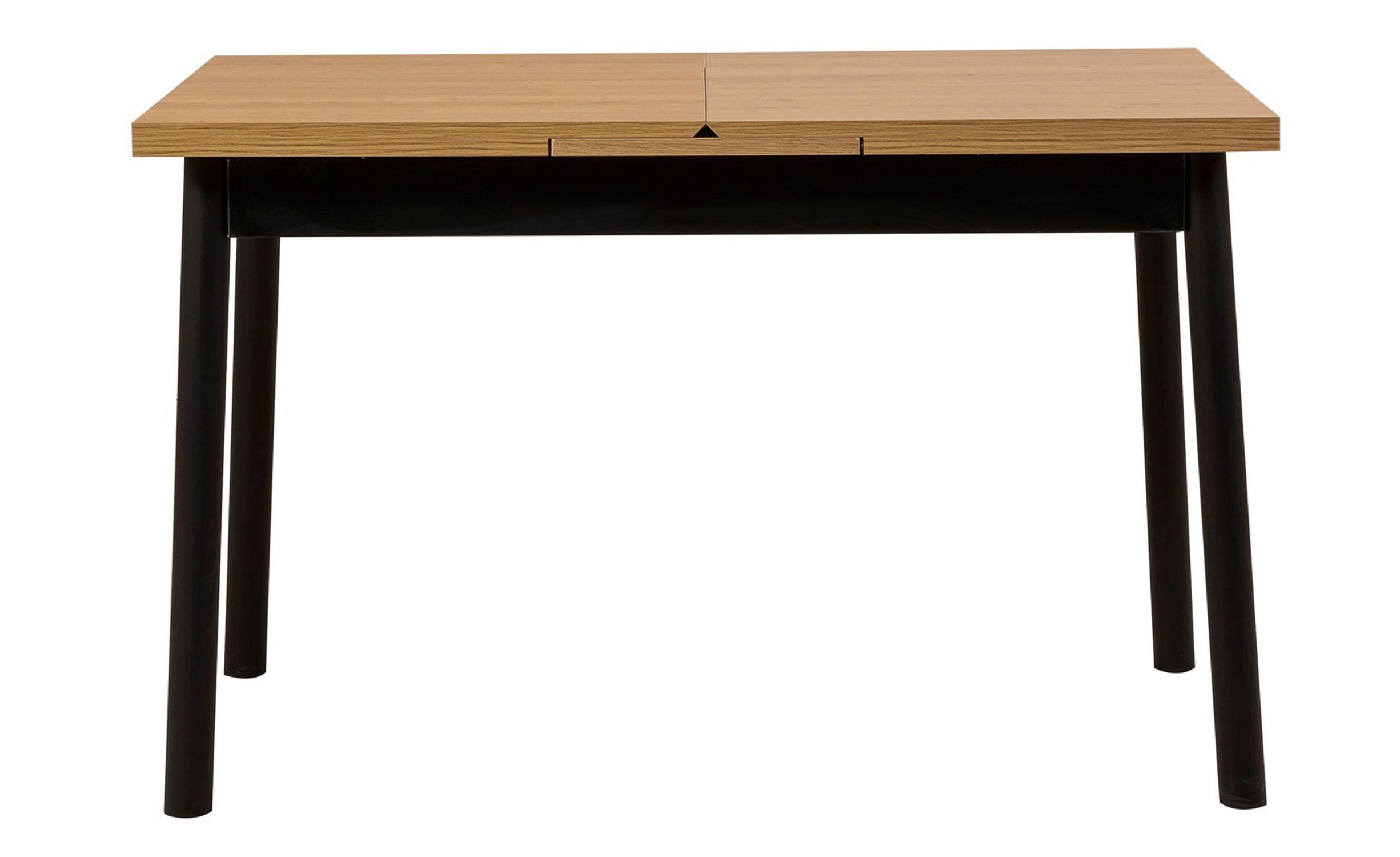 Table à manger extensible Avre Bois clair et Noir