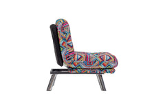 Fauteuil convertible Halora Tissu Motif Ethnique Multicolore