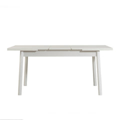 Table extensible minimaliste Saniro L120cm Bois Blanc