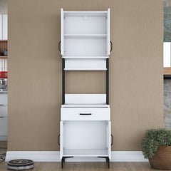 Buffet de cuisine 4 portes et tiroir Ariane L60cm Blanc