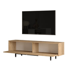 Meuble TV Evelis L160cm Bois clair