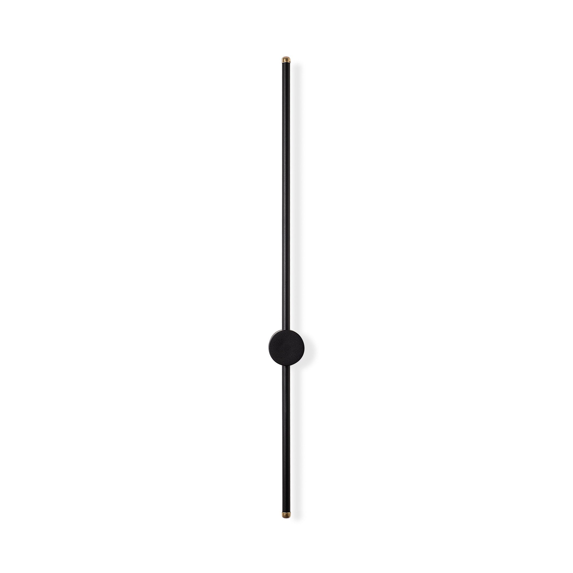 Applique murale moderne Benu H91cm Métal Noir