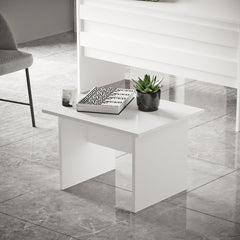 Bureau contemporain avec commode et table basse Busymo Blanc