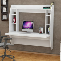 Bureau murale Kraki 123,6cm Blanc