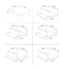 Canapé 3 places convertible et table d'appoint Agios Tissu Anthracite