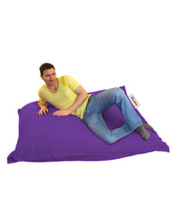 Coussin de sol Axina 100x100cm Tissu Violet