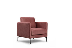 Fauteuil Elisa Tissu Rose