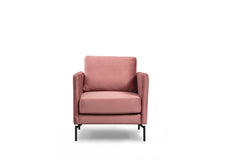 Fauteuil Elisa Tissu Rose