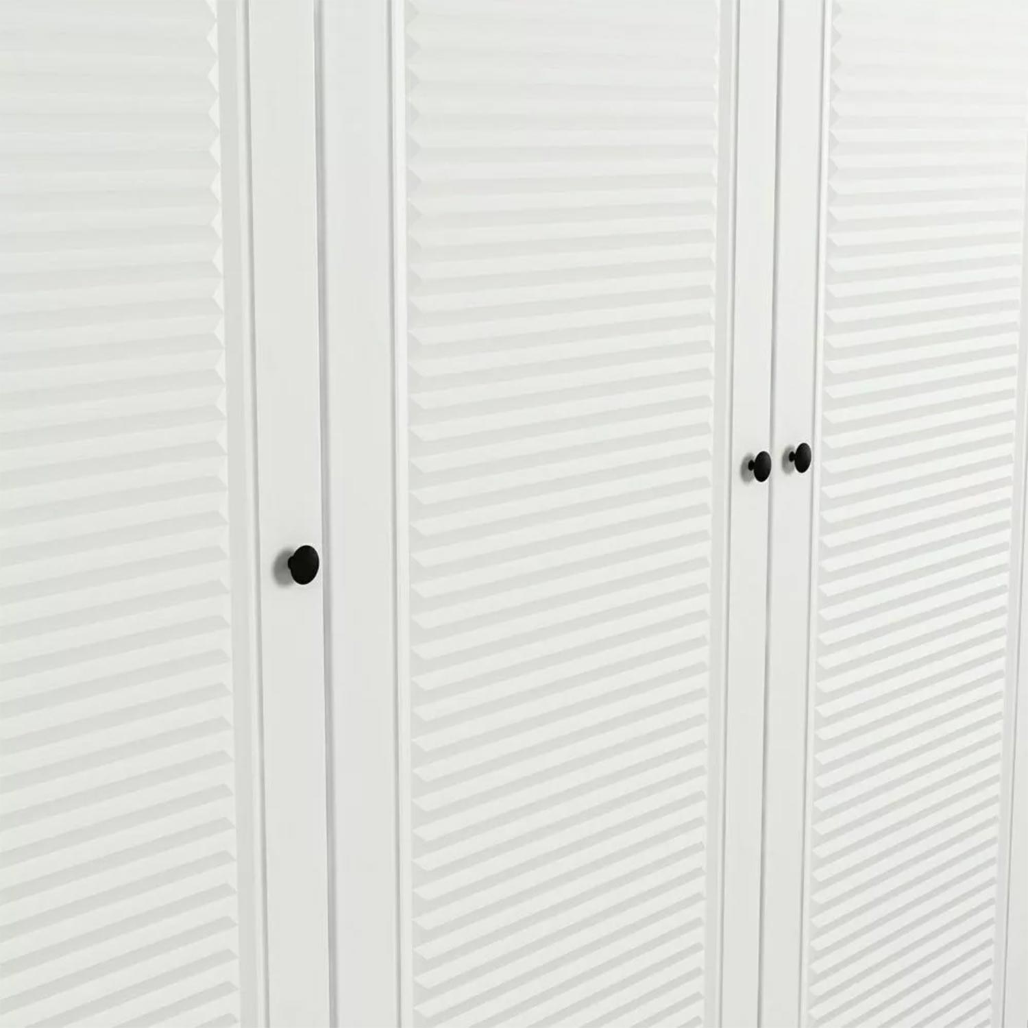 Armoire haute 6 portes battantes et 2 portes basculantes modèle 1 Kuta L270xH235cm Bois Blanc