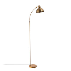 Lampadaire Elyas H162cm Métal Or antique