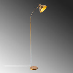 Lampadaire Elyas H162cm Métal Or antique