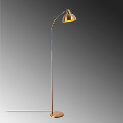 Lampadaire Elyas H162cm Métal Or antique