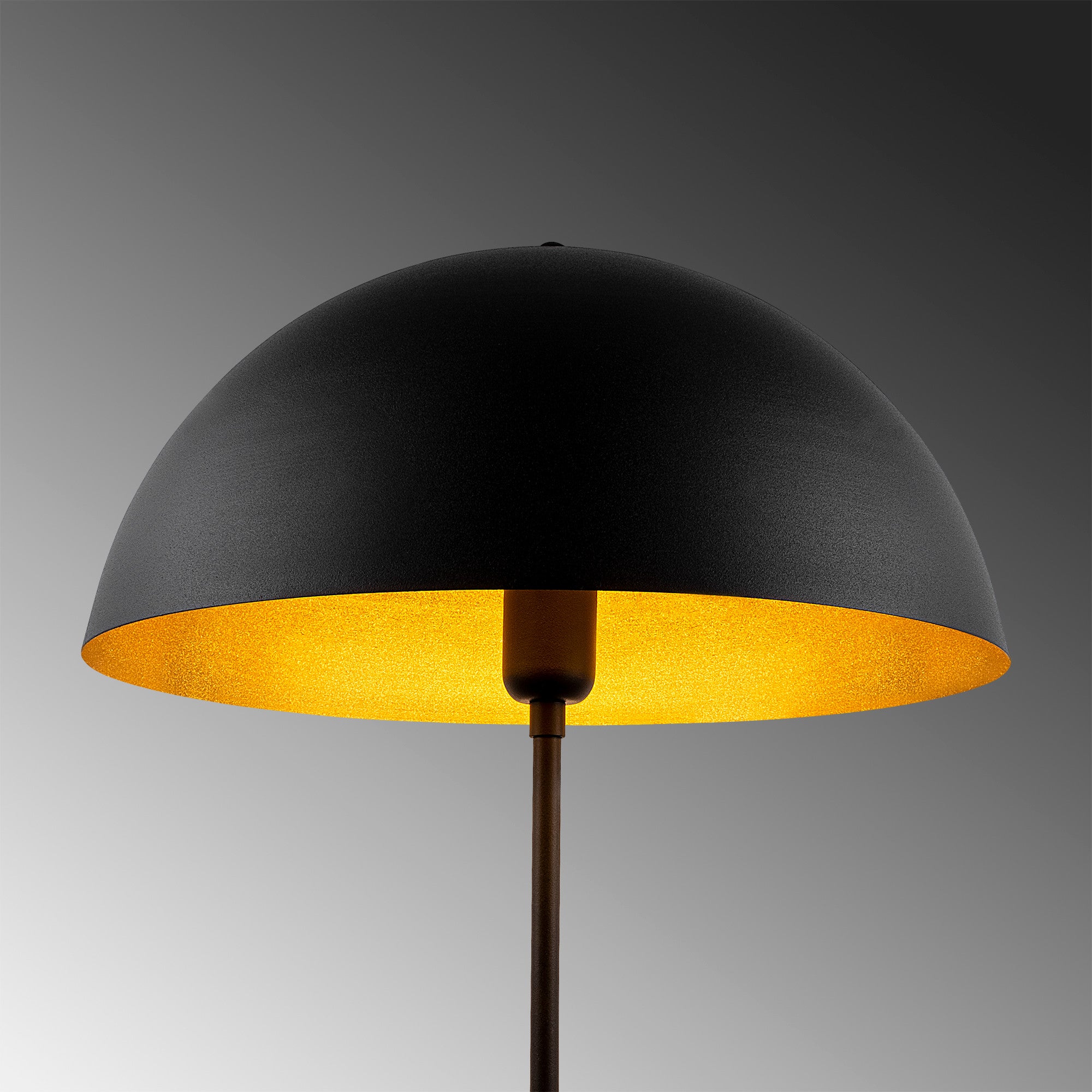 Lampadaire trépied cloche Daoji 170cm Métal Noir