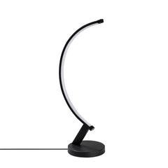 Lampe à poser design en spiral LED Blety H47cm Métal Noir