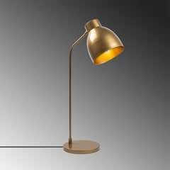 Lampe à poser Mahel H60cm Métal Or