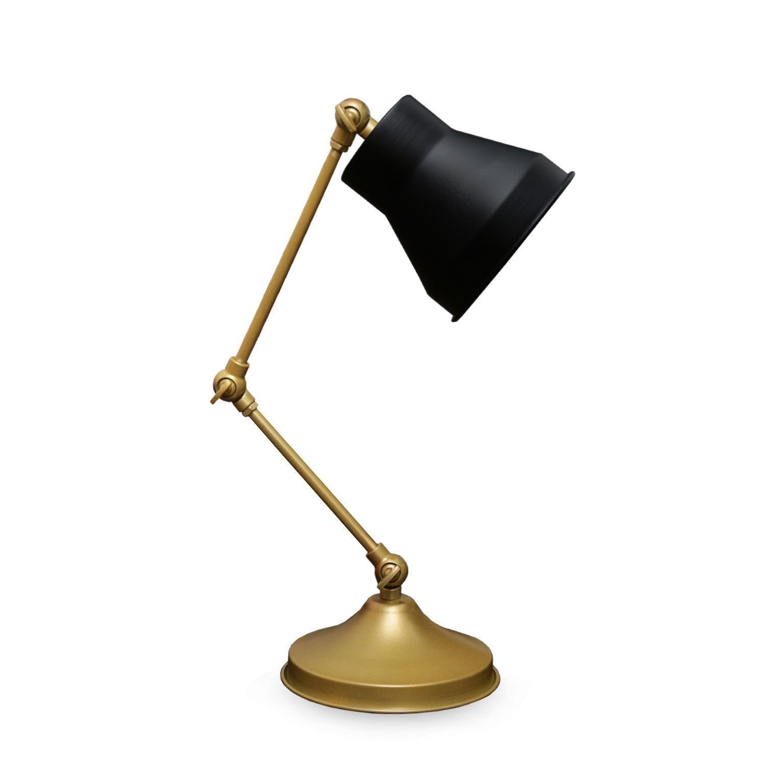 Lampe à poser réglable Tarari H43cm Métal Or et Noir