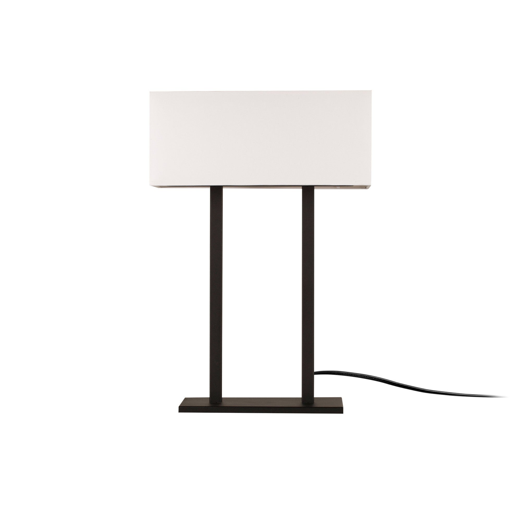 Lampe de Table Biped Fer Noir et Blanc