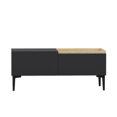 Meuble TV Sioux L160cm Bois clair et Anthracite