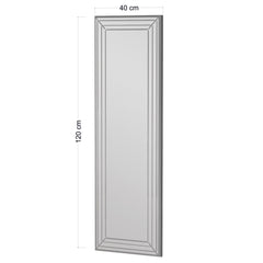 Miroir murale décoratif Ialia L40xH105cm Motif Géométrique