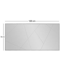 Miroir murale décoratif Kyrget 60x120cm Motif Lignes